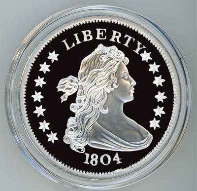 The Coin Is Actually An Immaculate Pure Silver Color!